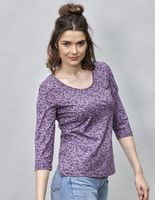 Basic T-Shirt Bio Katoen CON_STANT, Kleur Lilac, Maat 46