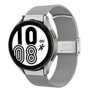 Samsung Galaxy Watch 4 - 40mm / 44mm - Milanese bandje met klemsluiting - Zilver