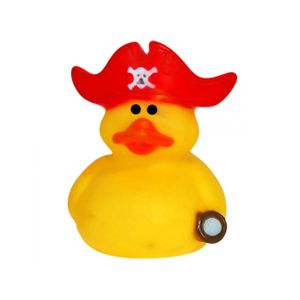 Captain Red badeendje 5 cm rood