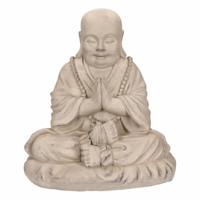 Stone Lite Boeddha beeld - zittend - fiberclay - 20 x 28 x 35 cm - Tuin - Buiten - Beelden Stone Lite Boeddha beeld - zittend - fiberclay - 20 x 28 x 35 cm - Tuin - Buiten - Beelden