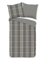 Good Morning Dekbedovertrek "geruite print" - Multi - (135x200 cm) - Katoen