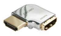 Lindy 41508 haaks koppelstuk CROMO HDMI, M-F - [41508]