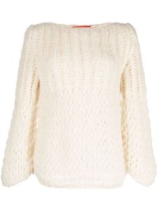 Wild Cashmere pull Xenia en maille épaisse - Blanc