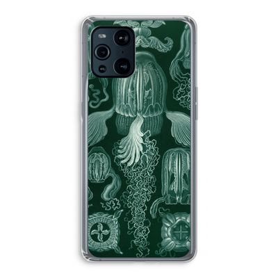 Haeckel Cubomedusae: Oppo Find X3 Transparant Hoesje