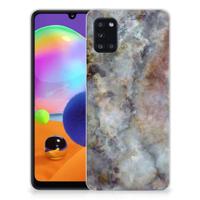 Samsung Galaxy A31 | TPU | Siliconen hoesje | Marmer Grijs Samsung Galaxy A31 | TPU | Siliconen hoesje | Marmer Grijs