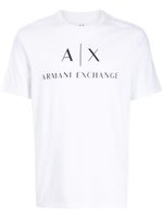 Armani Exchange t-shirt à logo imprimé - Blanc - thumbnail