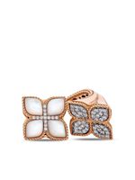 Roberto Coin bague Princes Flower en or rose 18ct sertie de nacre et diamants - thumbnail