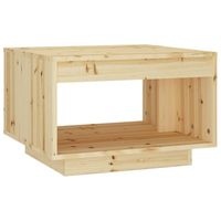 vidaXL Salontafel 50x50x33,5 cm massief vurenhout - thumbnail