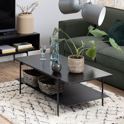 Bendt Salontafel 'Mick' 115 x 60cm, kleur Zwart