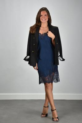 Gold Hawk jurk GH814 blue ink