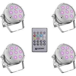 Cameo ROOT PAR 4 WH SET 1 PAR LED-schijnwerper Aantal LEDs: 7 4 W Wit