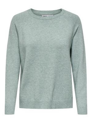 Only Onllesly Kings L/s Pullover Knt Noos 15170427 Trui Gray Mist Melange