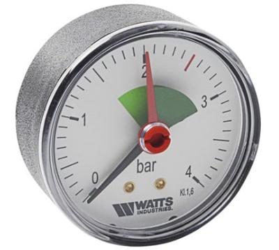 Kirchhoff RF-manometeraansluitschroefdraad aan de achterkant voor verwarming, 0-4 bar, 63 mm, 1/4" ET - 984542013