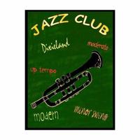 Nostalgic Art - Jazz Club - Metalen Wandbord - 30x40 cm - Mancave