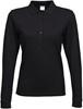 Tee Jays TJ146 Women´s Luxury Stretch Long Sleeve Polo - Black - XL