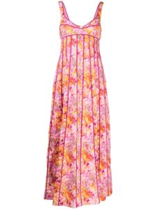 Acler robe Hansley à fleurs - Rose