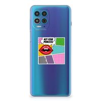 Motorola Moto G100 Silicone Back Cover Popart Princess