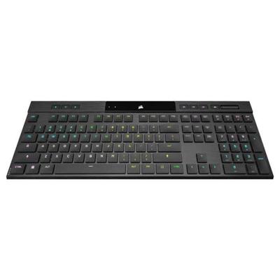 Ultrafin Mechanical Gaming Keyboard - Azerty - Corsair - K100 Air Wireless - RGB LED -achtergrondverlichting - Zwart (CH -913A01U -FR)