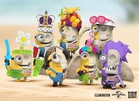 Minions Blind Box Hidden Dissectibles Series 01 (Vacay ed.) Display (6)