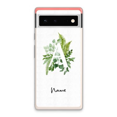 Green Brush: Google Pixel 6 Transparant Hoesje