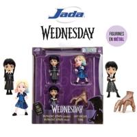 Jada - 4 metalen figuren - Netflix Series Wednesday - 6,5 cm - Vanaf 8 jaar
