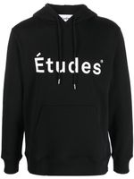 Études Studio hoodie à logo imprimé - Noir