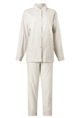 Flanel dames pyjama - Panda - Warme 100% katoenen pyjama