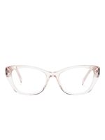 Prada Eyewear lunettes de vue à monture papillon - Rose