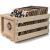 Crosley LP opslag krat hout 75 albums Crosley LP opslag krat hout 75 albums