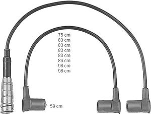 Bougiekabelset ZEF566