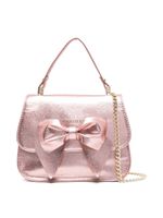 Monnalisa pochette métallisée à nœud - Rose