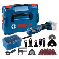 Bosch Blauw gop 18v-34 accu multitool met accessoires 18v | zonder accu's en lader in l-boxx - 06018g2002