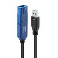 LINDY USB-kabel USB 3.2 Gen1 (USB 3.0 / USB 3.1 Gen1) USB-A stekker, USB-A bus 20.00 m Zwart 43361