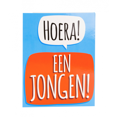Surprise Card - Hoera een jongen