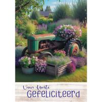 Wenskaarten Gefeliciteerd pak a 10 stuks Wenskaarten Gefeliciteerd pak a 10 stuks