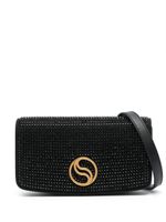 Stella McCartney sac à bandoulière à strass - Noir