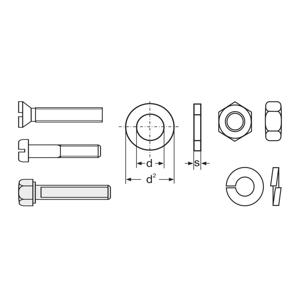 803596 Combi-schroeven assortiment navulverpakking 3000 onderdelen