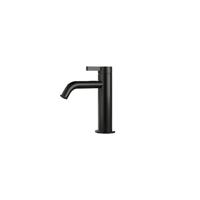 Hotbath Ace Wastafelmengkraan - laag - opbouw - zonder waste - zwart geborsteld PVD AC003MBP