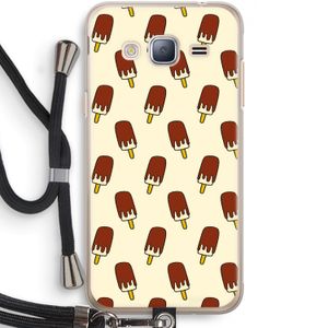 Yummy: Samsung Galaxy J3 (2016) Transparant Hoesje met koord