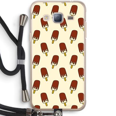 Yummy: Samsung Galaxy J3 (2016) Transparant Hoesje met koord