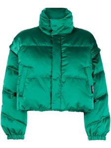 izzue veste matelassée à patch logo - Vert