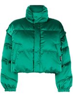 izzue veste matelassée à patch logo - Vert - thumbnail