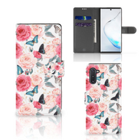 Samsung Galaxy Note 10 Hoesje Butterfly Roses