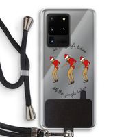 Jingle Ladies: Samsung Galaxy S20 Ultra Transparant Hoesje met koord