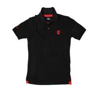 Herenpolo met Korte Mouwen Bobroff Zwart Maat XL