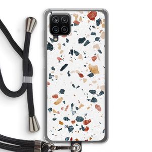 Terrazzo N°4: Samsung Galaxy A12 Transparant Hoesje met koord