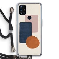 Geo #3: OnePlus Nord N10 5G Transparant Hoesje met koord Geo #3: OnePlus Nord N10 5G Transparant Hoesje met koord
