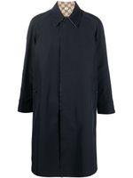 Gucci reversible collared coat - Bleu