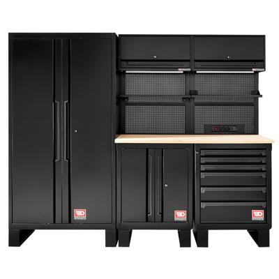 Facom RWS2 - Set | 2,45m Houten Blad | Zwart - RWS2-9BS