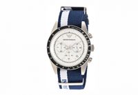 Horlogeband Armani Ar6108.BL Onderliggend Nylon/perlon Blauw 23mm - thumbnail